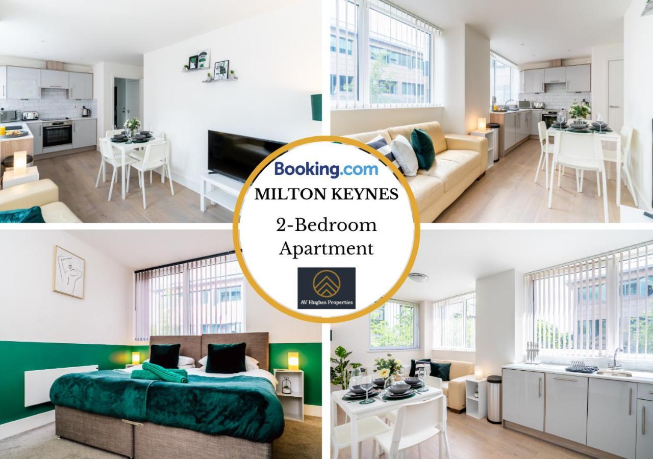 Luxury Stay In Two Bedroom Apartment By Av Hughes Properties Short Lets & Serviced Accommodation Milton Keynes- Super Fast Wi-Fi - Netflix Exterior photo